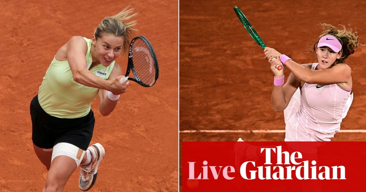 Maja Chwalinska v Mirra Andreeva: French Open 2026 women’s singles final – live