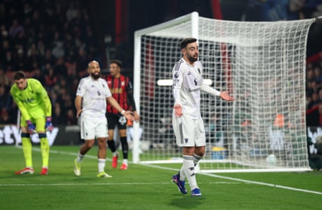 Manchester United's Bruno Fernandes.
