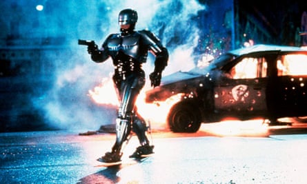 Peter Weller in RoboCop.