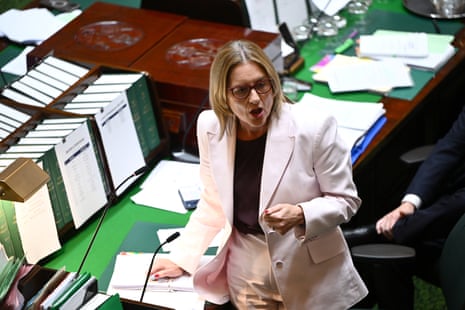 Victorian premier Jacinta Allan during question time in the Victorian Legislative Assembly on Tuesday.