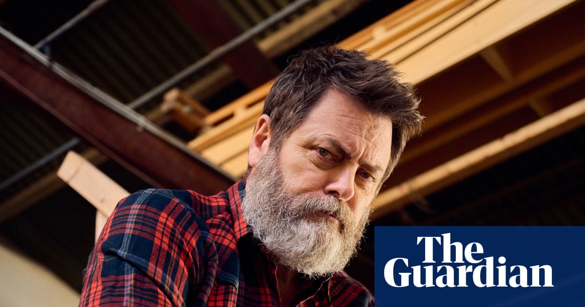 My wife is an exquisite goddess': Nick Offerman on love, woodwork and storing gravy in his beard
