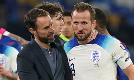 Gareth Southgate et Harry Kane