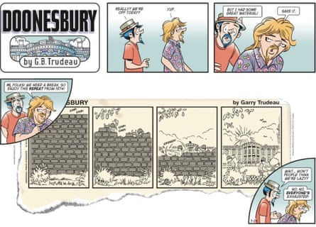 An image from Trudeau & Doonesbury: A Biography: The Cartoonist Who Turned the News into Art