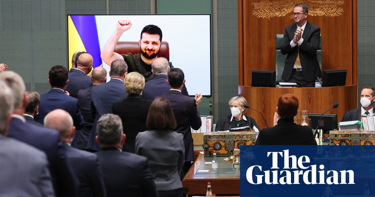 Volodymyr Zelenskiy asks Australia to send armoured vehicles to help fight Russia