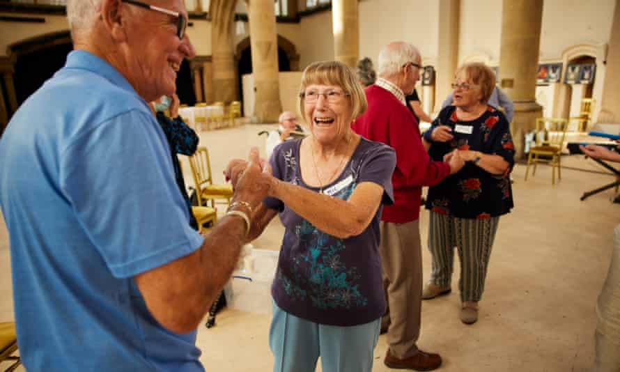 ‘Spiritual medicine’: orchestra helps people with dementia write music 2 Ken and Mil Simpson dancing