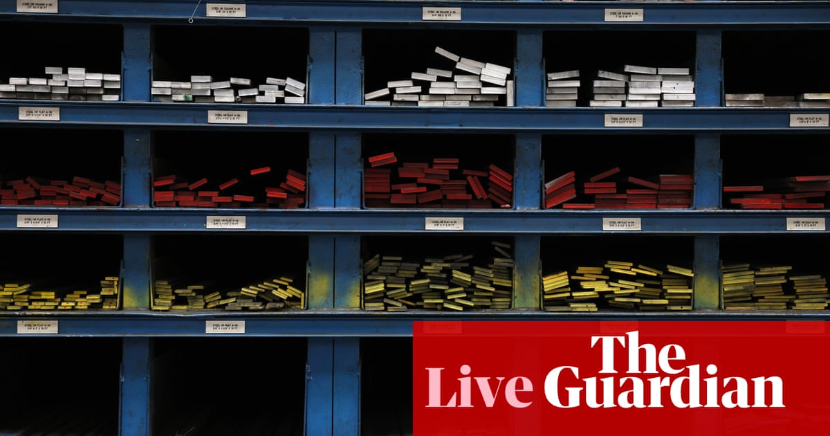 Trump tariffs of 25% on steel and aluminium come into effect globally as Europe says it will retaliate business live