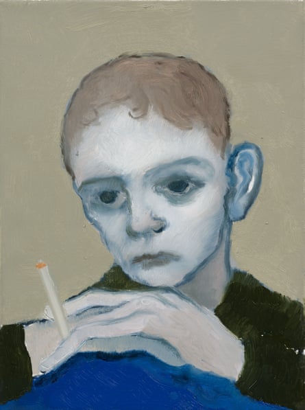 Sanya Kantarovsky, Boy with Cigarette, 2026.