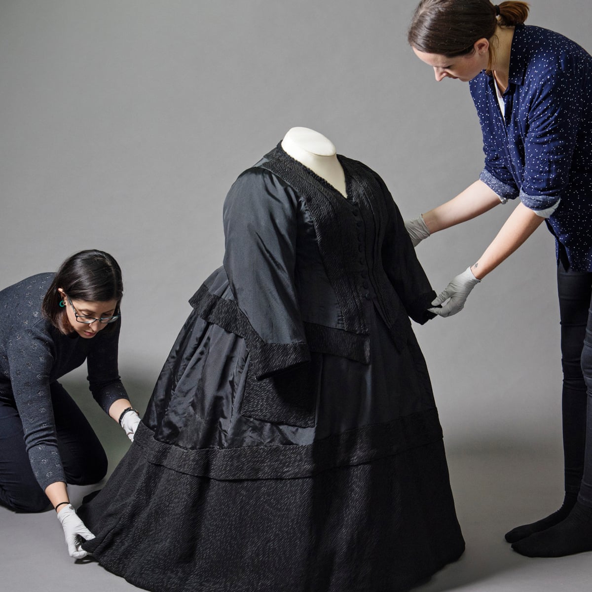 Queen Victoria's mourning dress among items in Disease X exhibition | Exhibitions | The Guardian Queen Victoria's mourning dress among items in Disease X exhibition | Exhibitions | The Guardian