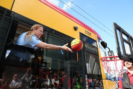 The basketball component.