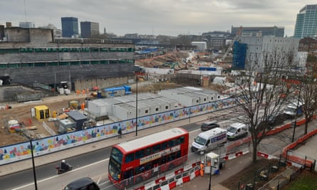 HS2 urged to rehouse London council block residents over disruption | HS2 9 View from Carol Hardy’s flat in Camden.
