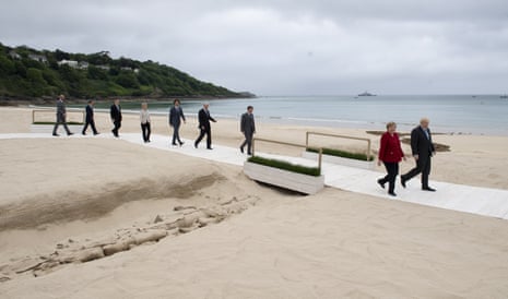 G7 leaders at their summit at Carbis Bay earlier this month.