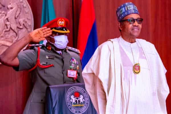 ANigeria’s President Muhammadu Buhari. The northerner’s 2nd word ends successful 2023, meaning that the presidency should spell adjacent to a southerner – successful theory.