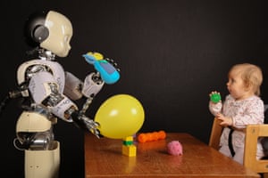 An iCub robot learning how to play from a child