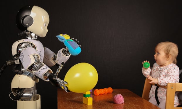 An iCub robot learning how to play from a child