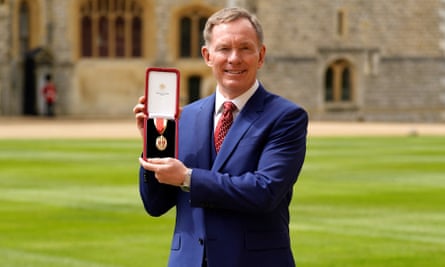 Bryant at Windsor Castle, after being given a knighthood earlier this year.
