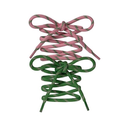 Amazon mismatched coloured cord laces