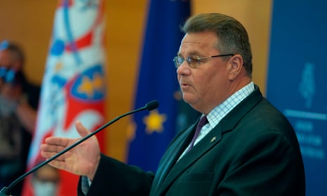 Lithuania’s foreign minister, Linas Linkevičius: ‘In Belarus they are European citizens, and who can speak for them if not us?’