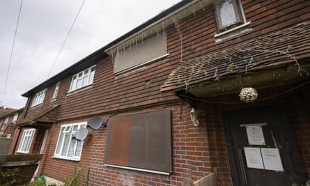 A run down house in Godalming.