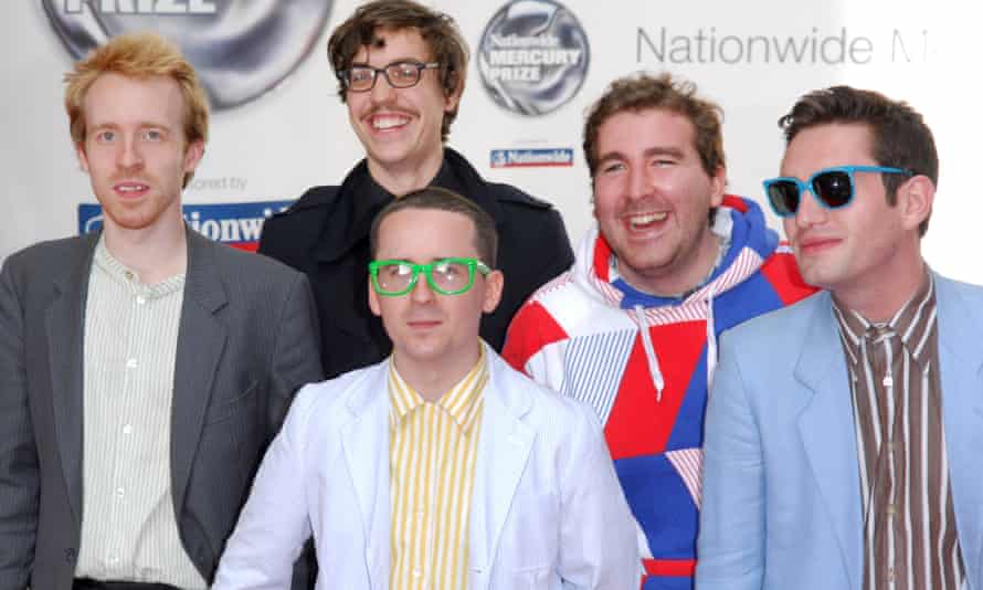 The band (l-r: Doyle, Felix Martin, Taylor, Goddard and Owen Clarke) at the 2006 Mercury Music prize ceremony