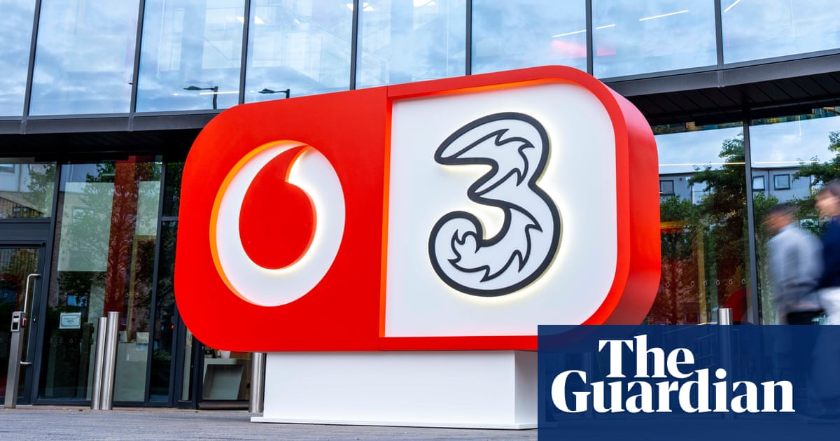 Vodafone vows to invest more than £1bn in a year as it seals Three UK merger