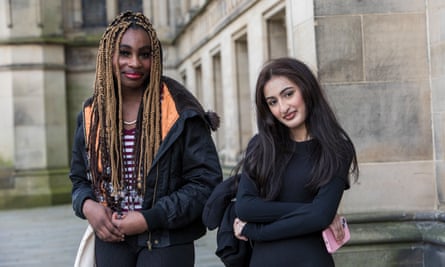 Agnes Chiaha, left, and Alisha Ahmed.