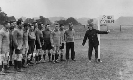 10th August 1926: Plymouth Argyle trainer Tommey Haynes as a points duty policeman directing the way to promotion, but again it wasn’t to be.