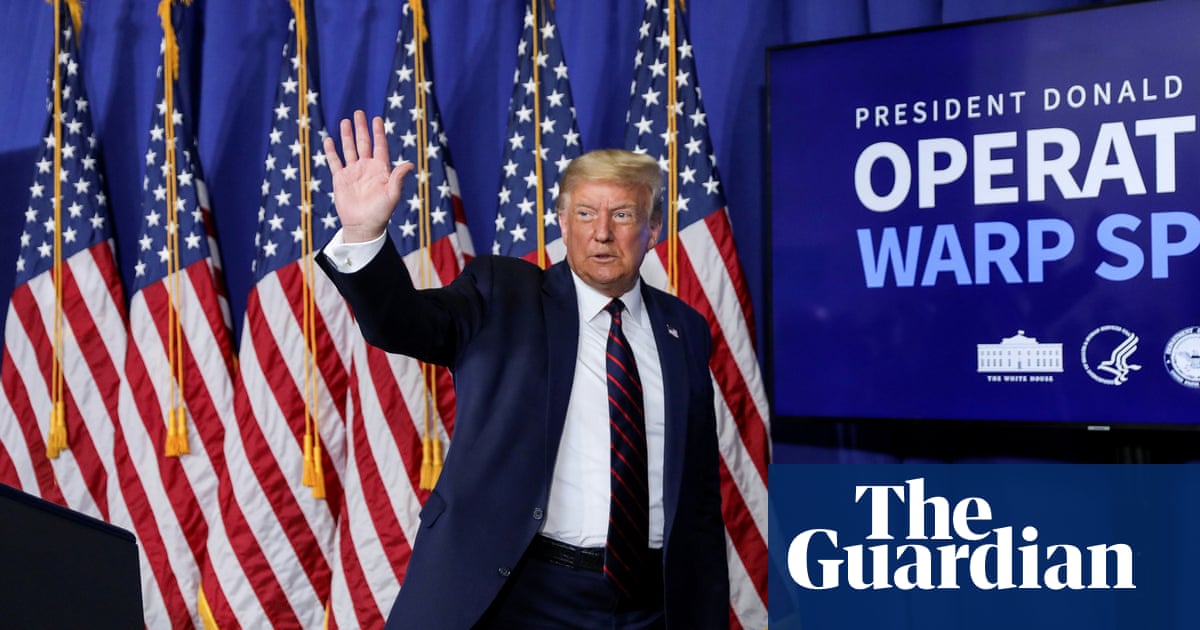 Trump S Political Play Can His Covid Vaccine Bet Bring Election Success Donald Trump The Guardian