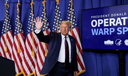 Trump S Political Play Can His Covid Vaccine Bet Bring Election Success Donald Trump The Guardian