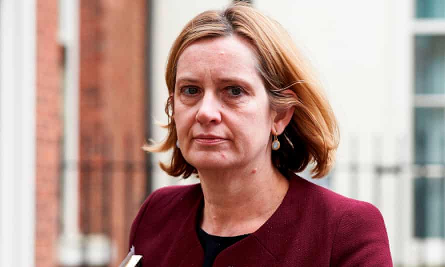Amber Rudd in 2018, after she resigned as home secretary.