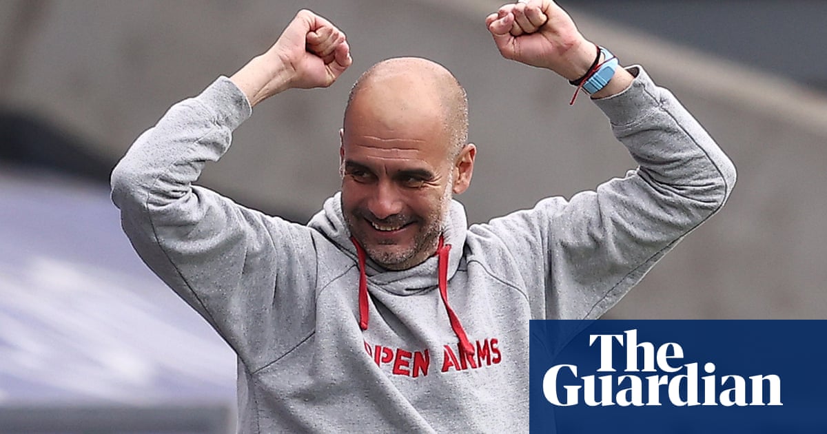 Drink, dance and 15 pizzas: Guardiola on Manchester City’s title party