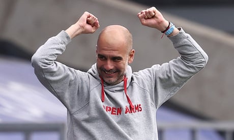 Drink, dance and 15 pizzas: Guardiola on Manchester City’s title party