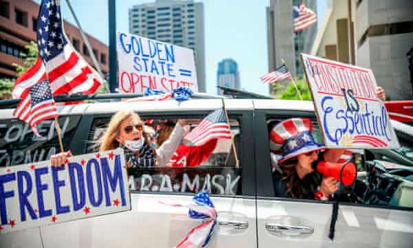 California Governor Promises Changes To Lockdown As Protests Sweep