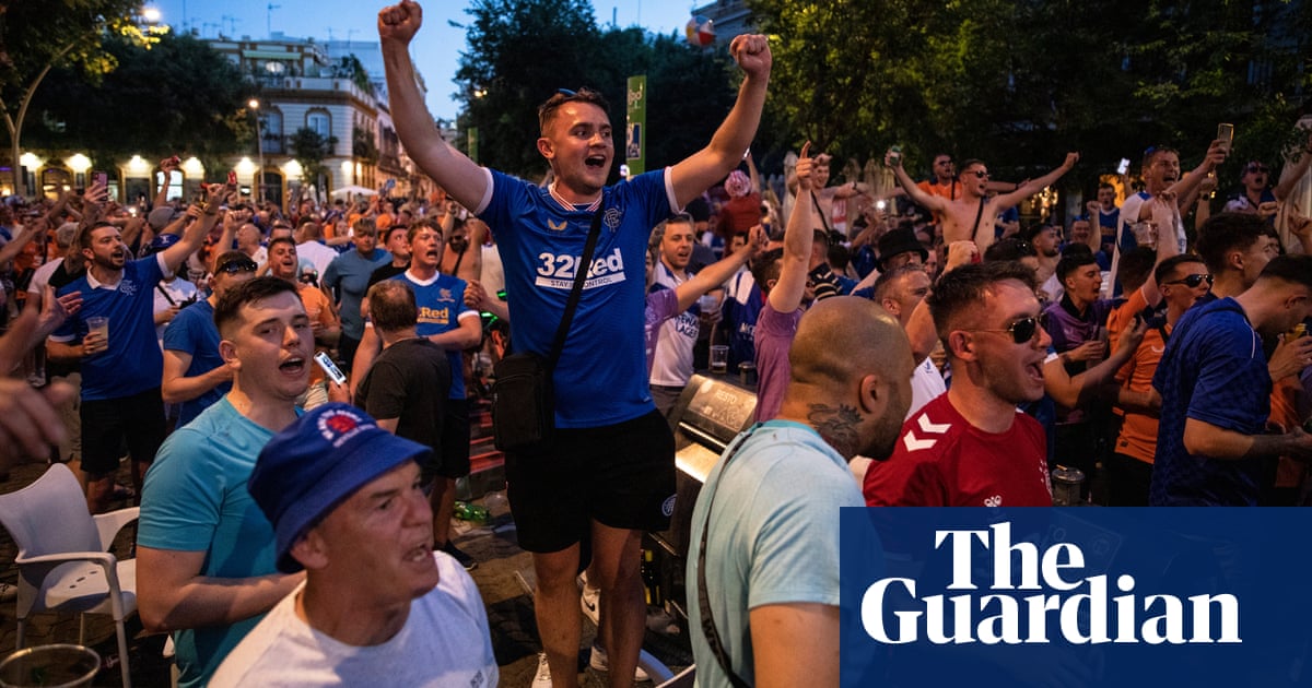 Rangers and Frankfurt fans hit Seville for once-in-a-lifetime European final