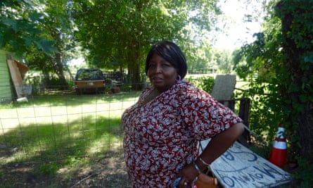 Demalda Newsome on her farm in north Tulsa.