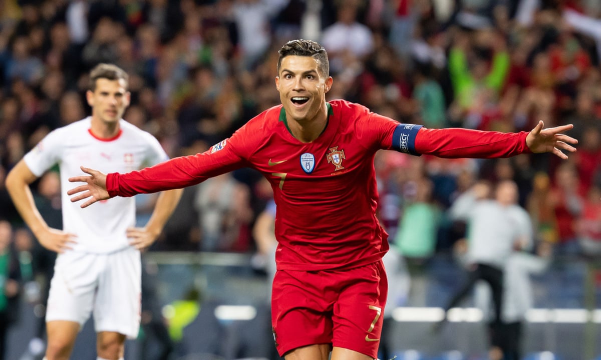 Cristiano Ronaldo Hat Trick Lets Portugal Survive Bizarre Var Penalty For Swiss Nations League The Guardian