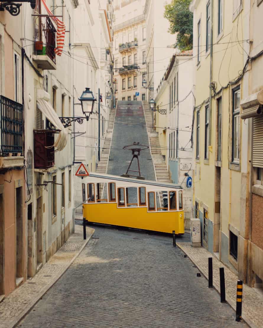 Ascensor da Bica, Lisbon’s 19th-century funicular railway.