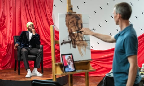 Amateur painters try to capture the likeness of Sex Education’s Ncuti Gatwa in Portrait Artist of the Year.