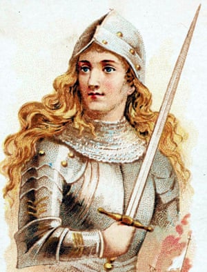 Illustration of Joan of Arc, (c1412-1431).