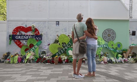 Grenfell Tower memorial wall