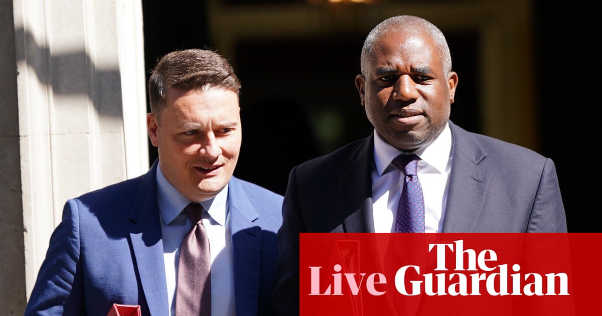 Lammy dismisses Streeting’s call for UK to rejoin EU as ‘sixth form’ debating position – UK politics live Lammy dismisses Streeting’s call for UK to rejoin EU as ‘sixth form’ debating position – UK politics live