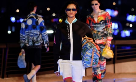 Models on the catwalk