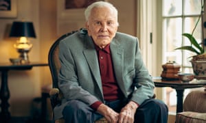 Kirk Douglas at his home in Beverly Hills in 2017.