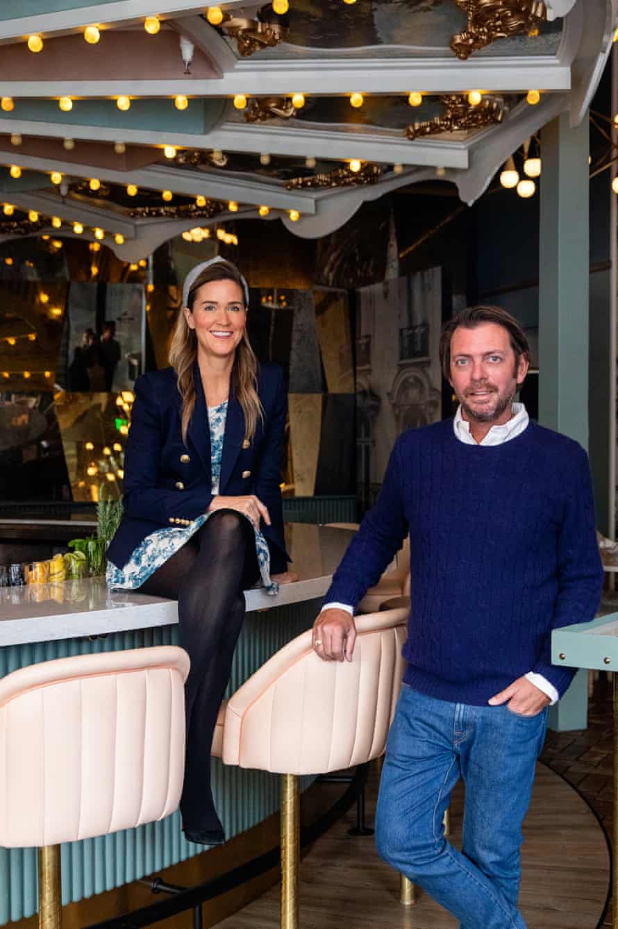 Gillian and Mauricio Coutourier, owners of Wolfie's Carousel Bar