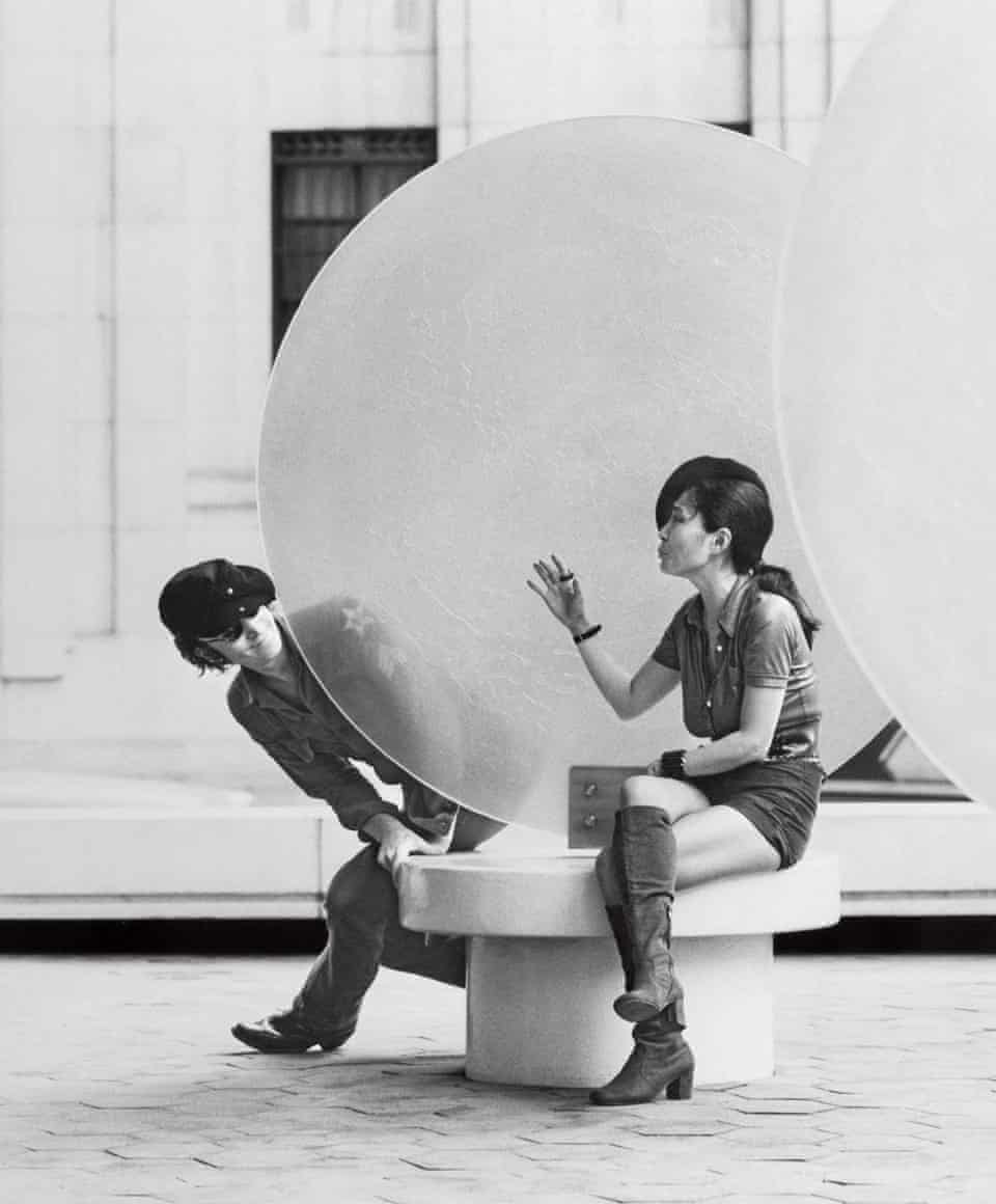 John and Yoko shooting the film Imagine in New York, September 1971.