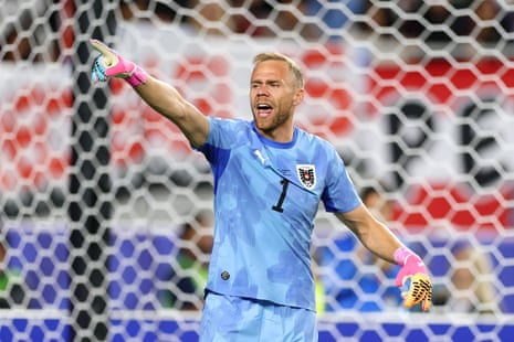 Alexander Schlager of Austria gestures