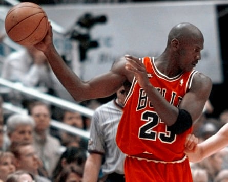 Chicago Bullsâ Michael Jordan.