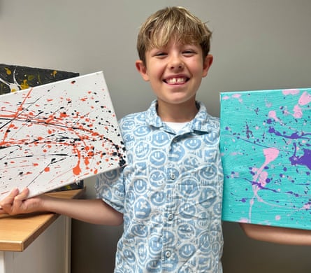 Levi with examples of his work