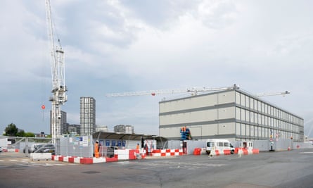 Old Oak Common construction site.