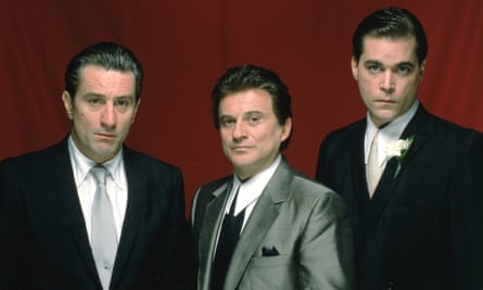Robert De Niro, Joe Pesci and Ray Liotta in Goodfellas, a film that features some of Scorsese's most seductive film-making.