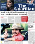 Guardian front page, Friday 7 September 2018